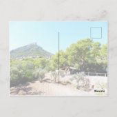 Beautiful Rustic Mountain in Mallorca Postcard Briefkaart (Achterkant)