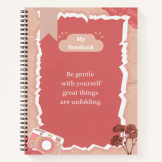 Beautiful soft notebook journal for girls | pretty notitieboek
