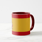 Beautiful Spain Flag Mug (Devant droit)