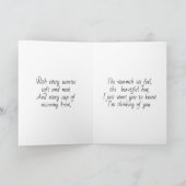 Beautiful Sunrise and Coffee | Thinking of You Kaart (Binnen)