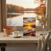 Beautiful Sunrise and Coffee | Thinking of You Kaart