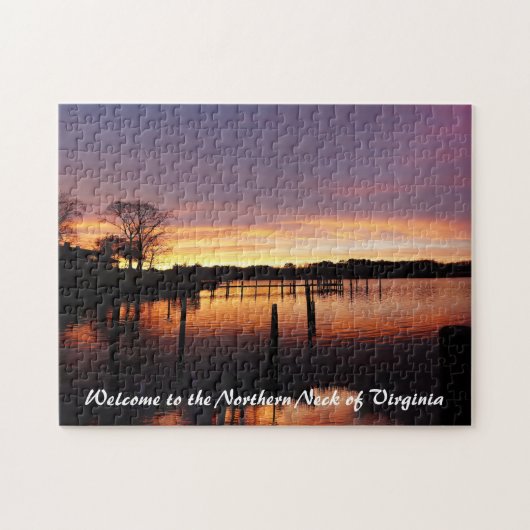 Beautiful Sunset on Corrotoman River Legpuzzel (Horizontaal)