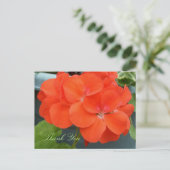 Beautiful Thank You Post-Card Briefkaart (Staand voorkant)