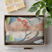 Beautiful Trendy Happy Thanksgiving Fall Tissuepapier (Geschenk)