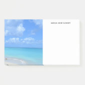 Beautiful Turquoise Tropical Beach Post-it® Notes (Voorkant)