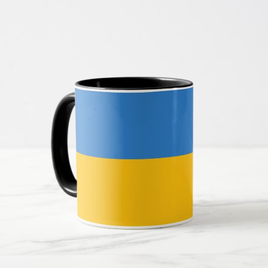 Beautiful Ukraine Flag Mug (Devant gauche)