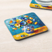 Beautiful Vase of Flowers Bier Onderzetter (Linkerzijde)