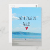 Beautiful Wales Zee Beach Landscape Aberdovey Briefkaart (Voorkant / Achterkant)