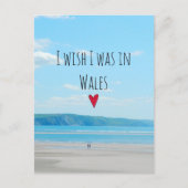 Beautiful Wales Zee Beach Landscape Aberdovey Briefkaart (Voorkant)