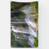 Beautiful waterfall in Cuba. Spandoek (Verticaal)