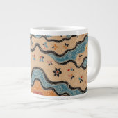 Beautiful Wave Batik Specialty Mug Extra Grote Beker (Voorkant rechts)