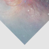 Beautiful White Unicorn Rainbow Mane Decoupage  Tissuepapier (Detail)