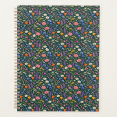 Beautiful Wildflower Garden on Dark Teal (Devant)