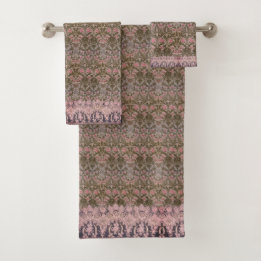 Beautiful William Morris Floral Lined in Pink Lace