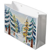 Beautiful Winder Scene | Enchanted Forest Groot Cadeauzakje (Voorkant Gekanteld)