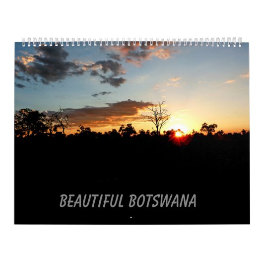 BEAUTIFULE BOTSWANA CALENDAR KALENDER (Hoes)