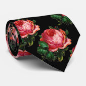 BEAUTIFULE PINK ROSE STROPDAS (Opgerold)