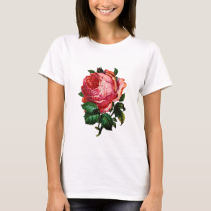 BEAUTIFULE PINK ROSE T-SHIRT