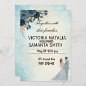 Beautifully and Personalized Wedding Invitations Kaart (Voorkant / Achterkant)