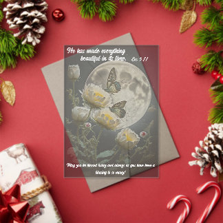 Beautifully and Wonderfully Made Acryl Uitnodigingen