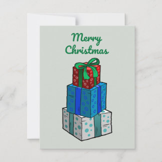 Beautifully Wrapped Christmas Gifts Feestdagenkaart