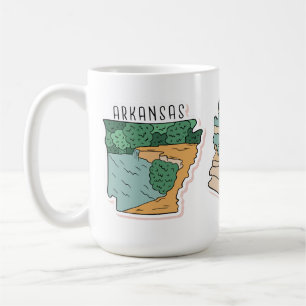 BEAUTIFUME USA STATEN LANDSCAPE BRIEFKAART SET KOFFIEMOK