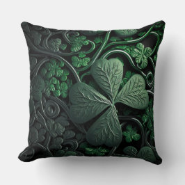 BEAUTIFUTIEF INTRICATE GREEN IRISH SHAMROCKS KUSSEN