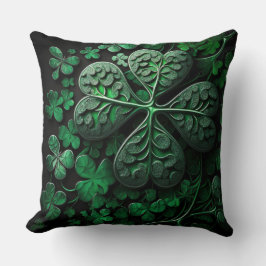 BEAUTIFUTIEF INTRICATE GREEN IRISH SHAMROCKS KUSSEN