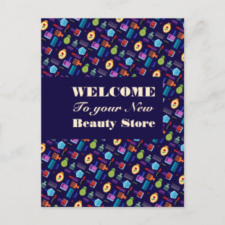 Beauty Accessoires Beautician & Hairdresser Girly Briefkaart