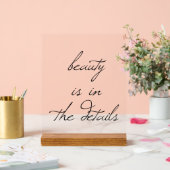 Beauty Acryl Teken Acryl Bord (Huwelijk)