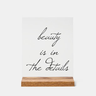 Beauty Acryl Teken Bord