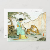 "Beauty and Beast" Briefkaart (Voorkant / Achterkant)