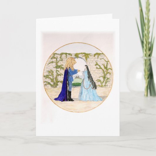 "Beauty and the Beast" Bedankkaart (Voorkant)