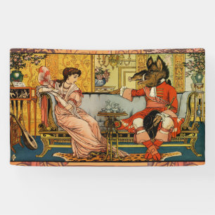 Beauty Beast Classic Sprookjesfiguren Spandoek