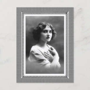 Beauty - Bewaakte Hart - in zwart-wit Briefkaart