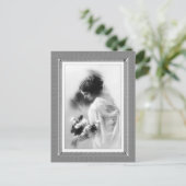 Beauty - Boeket - in zwart-wit Briefkaart (Staand voorkant)