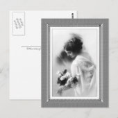 Beauty - Boeket - in zwart-wit Briefkaart (Voorkant / Achterkant)