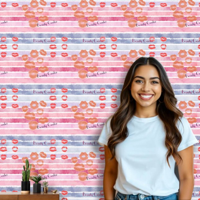 Beauty Business personalized Name  Behang (Creator heeft geüpload)