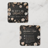 Beauty By Steph R Custom Ordered Square Business C Vierkante Visitekaartje (Voorkant / Achterkant)