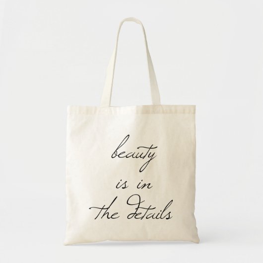 Beauty Canvas tas (Voorkant)