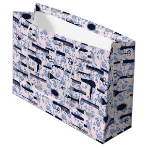 Beauty Care Blue Roos Patroon Groot Cadeauzakje