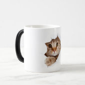 Beauty Cat Coffee mok - Grumpy kat (Voorkant links)