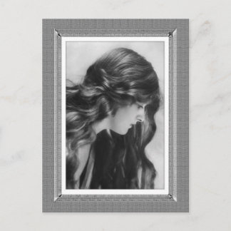 Beauty - Classic Beauty - in zwart-wit Briefkaart