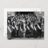 Beauty Contestants, 1923 Briefkaart (Voorkant / Achterkant)