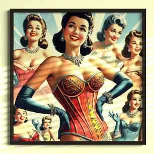 Beauty Corset Meisje Poster