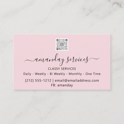 Beauty Cosmetologist Spuit Botox B12 QR Code Visitekaartje (Achterkant)