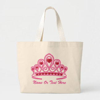 Beauty Crown Custom Grote Tote Bag