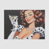 Beauty Drink Pin Up Tissuepapier (Voorkant)