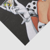 Beauty Drink Pin Up Tissuepapier (Detail)