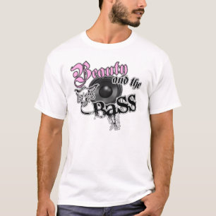 Beauty en Bass meisjes EDM basmuziek logo T-shirt